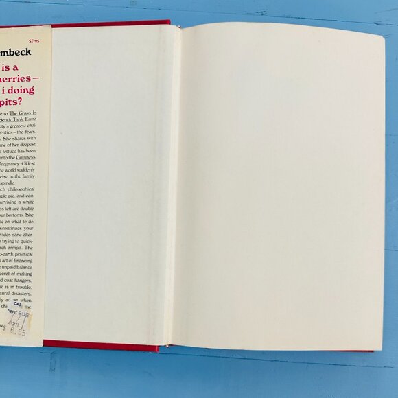 Vintage 1970s Book "If Life is a Bowl of Cherries What Am I Doing in the Pits" - Picture 3 of 8